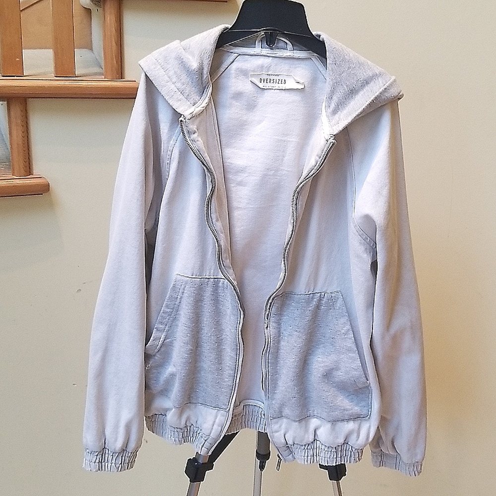 Topman Hooded Denim / Cotton Jacket Szie XS